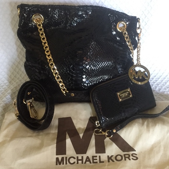 michael kors purse and matching wallet